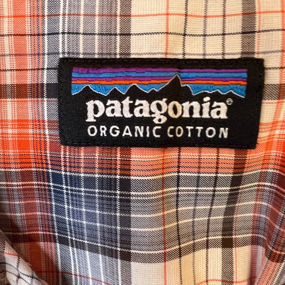 PATAGONIA Fezzman Button Down Long Sleeve Shirt Organic Cotton Men's XL - Picture 11 of 11